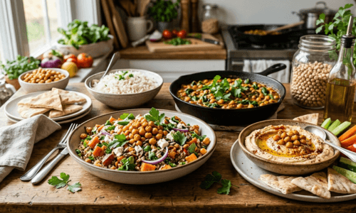 Plant-Based Protein chickpeas