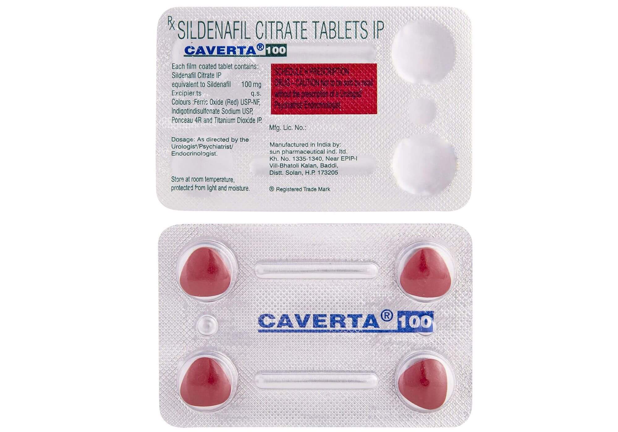 caverta 100 mg