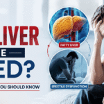 Fatty liver disease and erectile dysfunction (ED) connection medical banner.