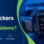 Wearable health tracker infographic showing smartwatch health metrics linked to sexual wellness and bedroom health insights.