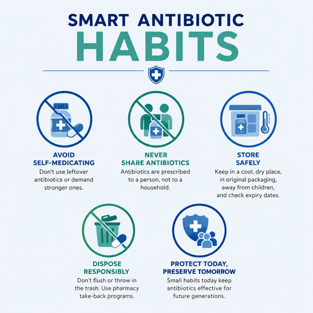 smart antibiotic habits